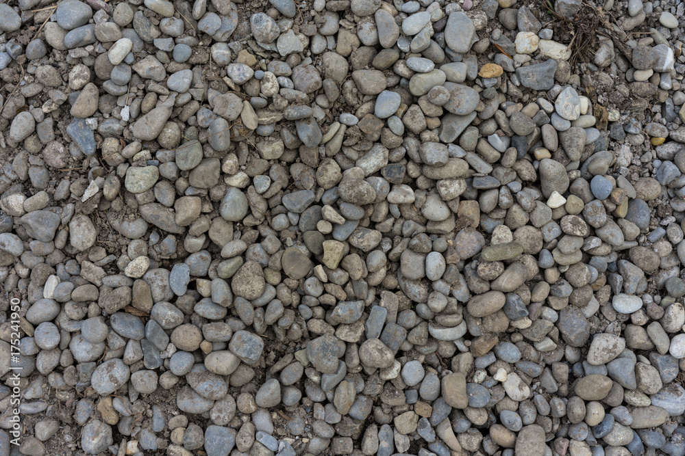 big stone heap in garden with earth for construction pile big stone heap in garden with earth for construction pile