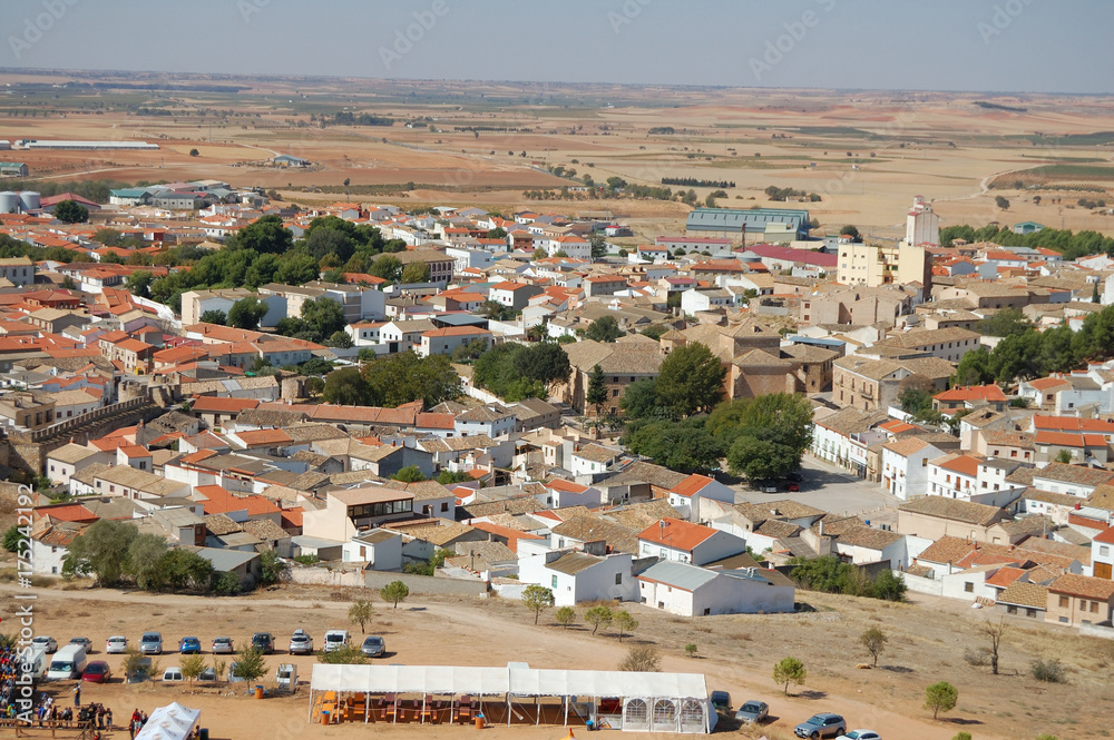Vista del pueblo de Belmonte, Cuenca