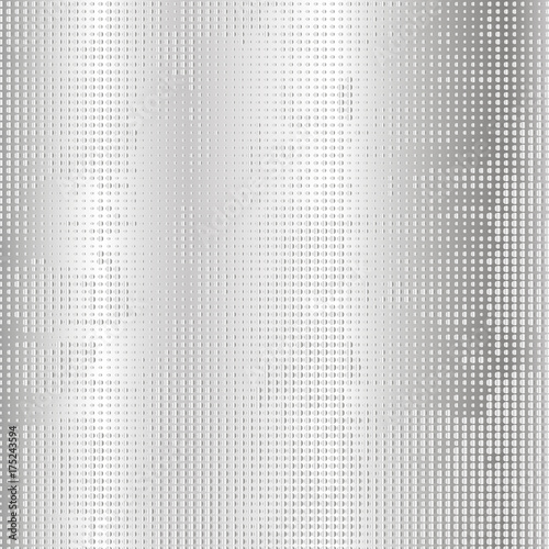 Silver halftone background. Vector techno halftone background