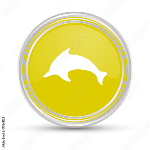 Gelber Button - Delfin