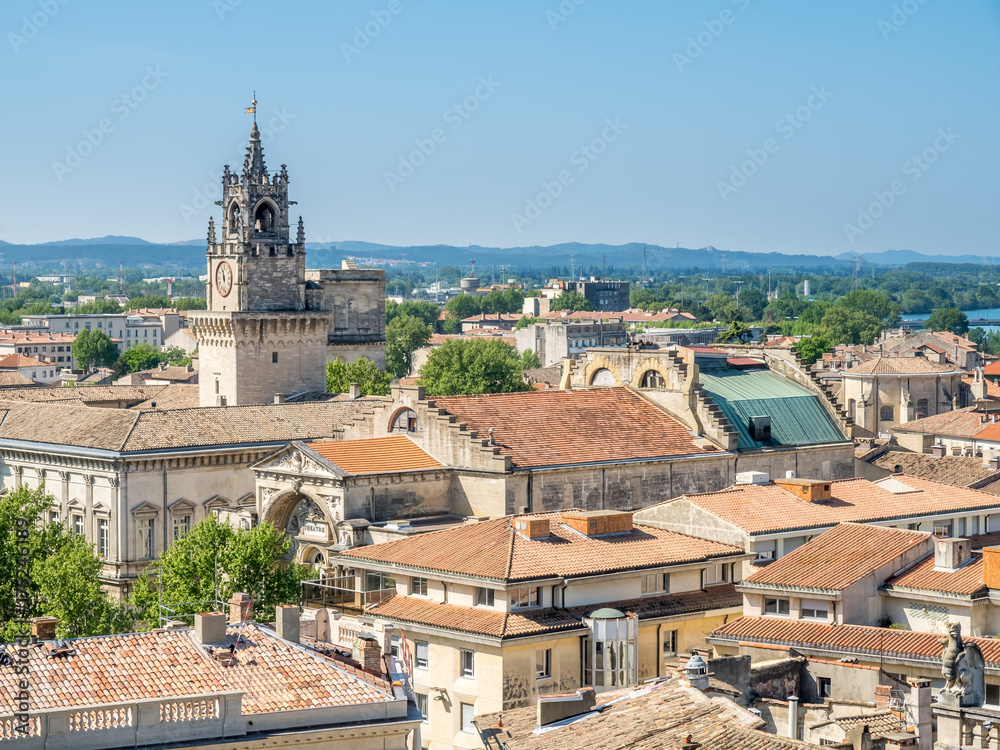 Fototapeta premium Avignon city view from Papal palace