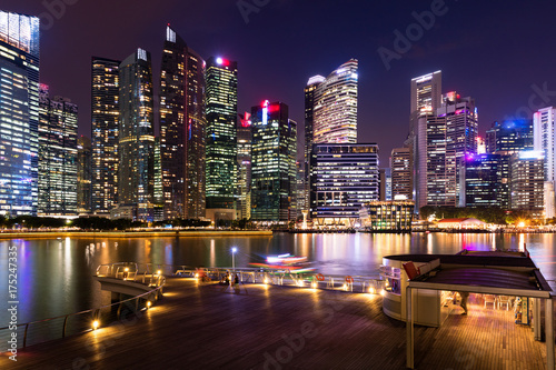 Downtown Singapore city skyline © Zstock