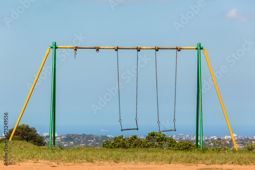 Playground Chain Swing Chairs Landscape