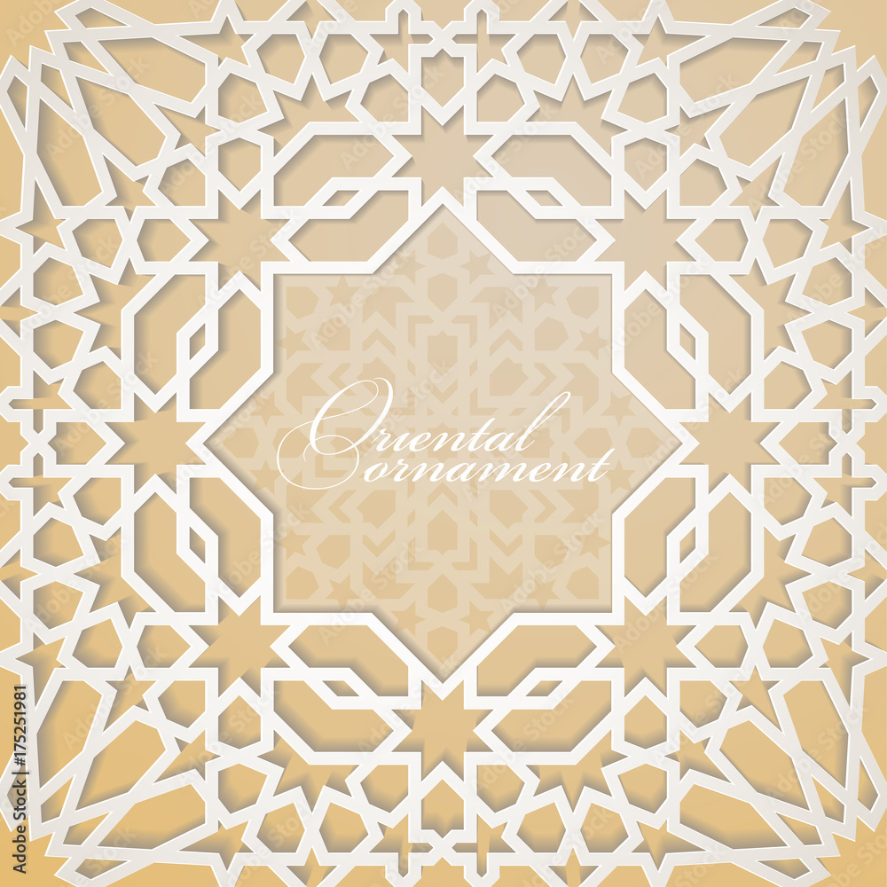 Fototapeta premium Oriental ornament for background