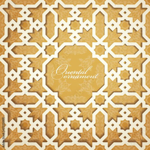 Oriental ornament for background