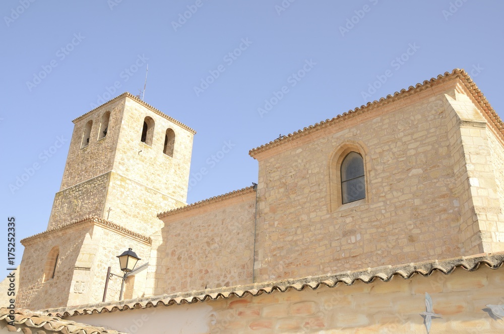 Collegiate church in Belmonte, Spain