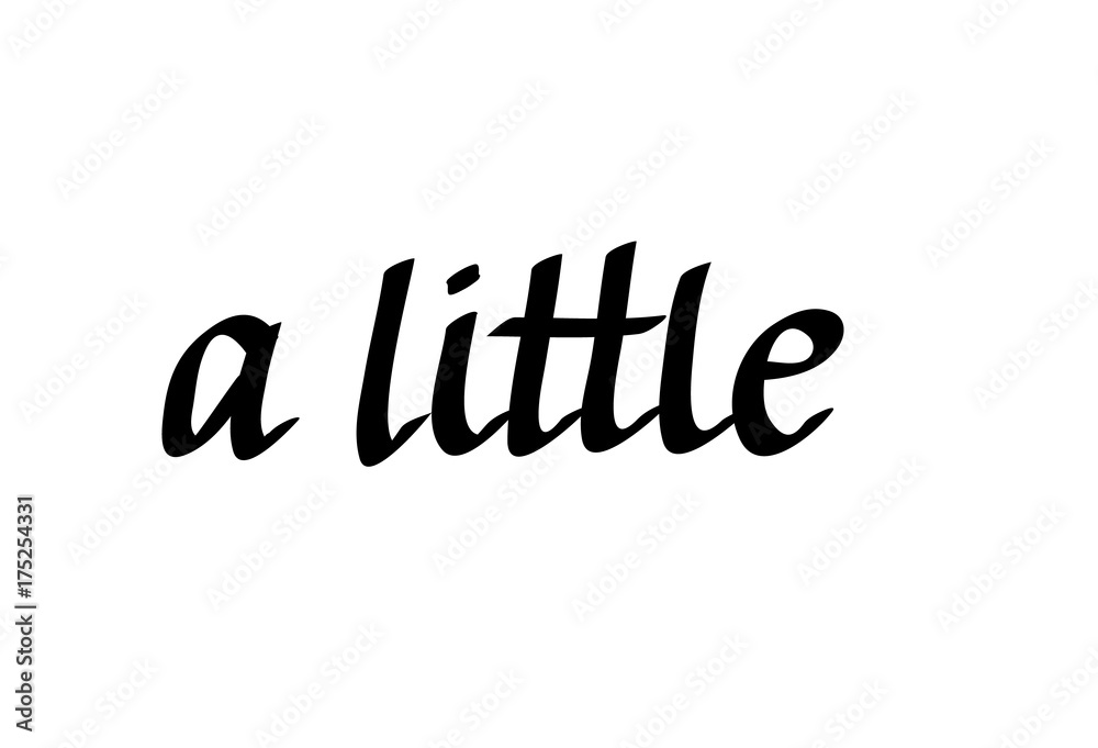 A little words written is cursive A little words written is cursive