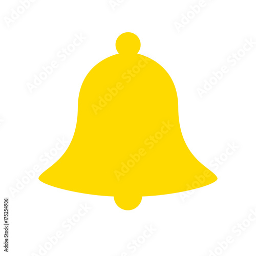 Buntes einfaches Weihnachtssymbol - Glocke