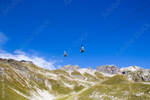 Cable railway in Bavaria (Nebelhorn)