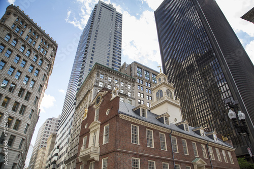 Boston, the Old State House, a museum on the Freedom Trail