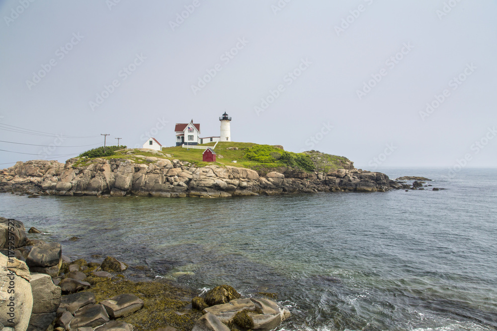 Nubble Lighthouse on Cape Neddick