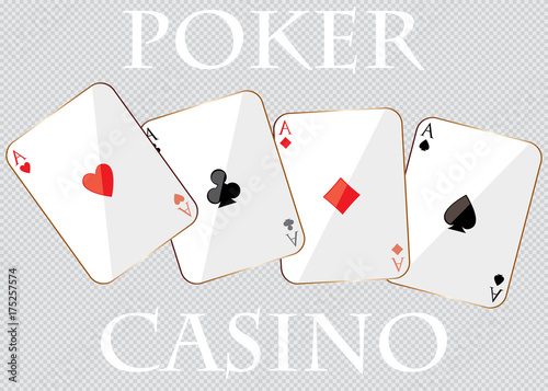 casino card game on a transparent background.