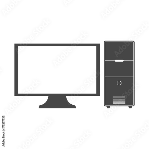 Desktop computer icon 