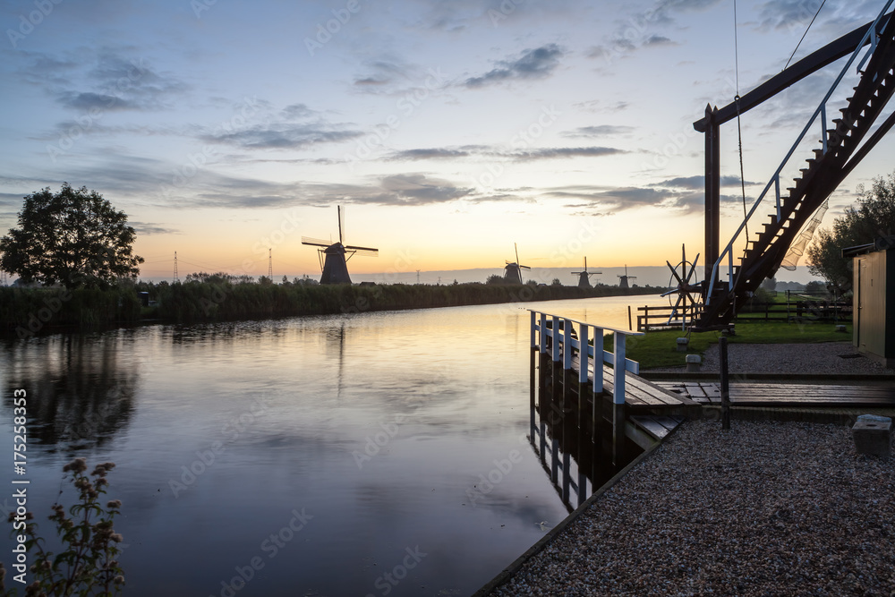 Kinderdijk in holland