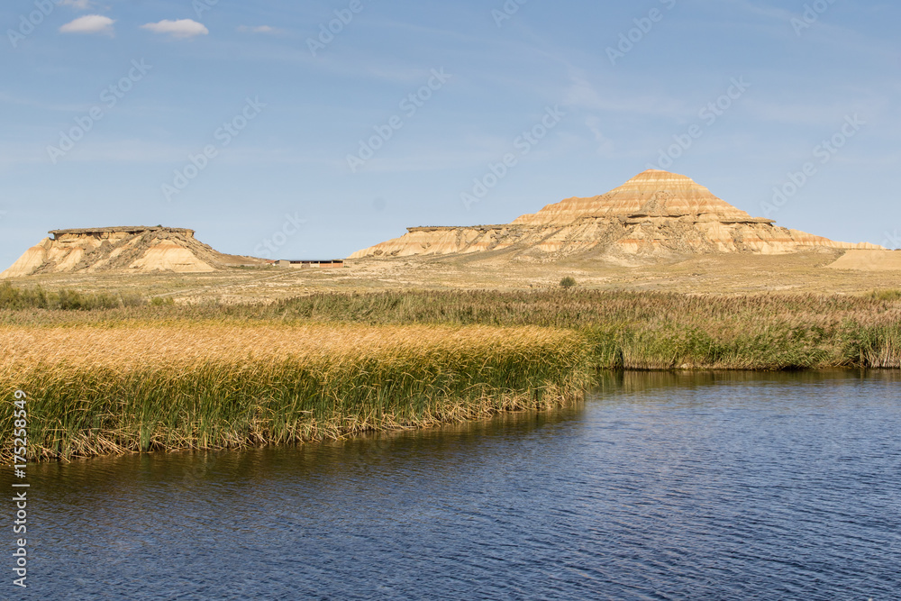 the desert of the Bardenas Reales in the Spanish province of Navarre the desert of the Bardenas Reales in the Spanish province of Navarre