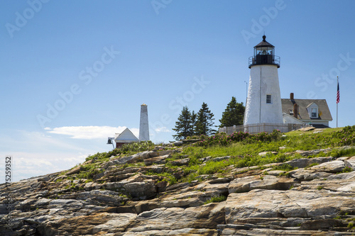 The Pemaquid Point lighthouse