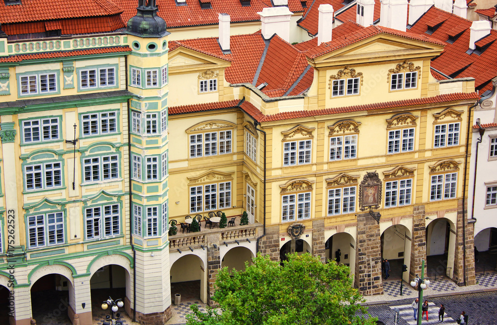 Fototapeta premium The facade of building in the classical style. Classic european architecture.
