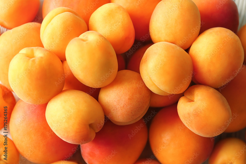 Fresh apricots as background Fresh apricots as background