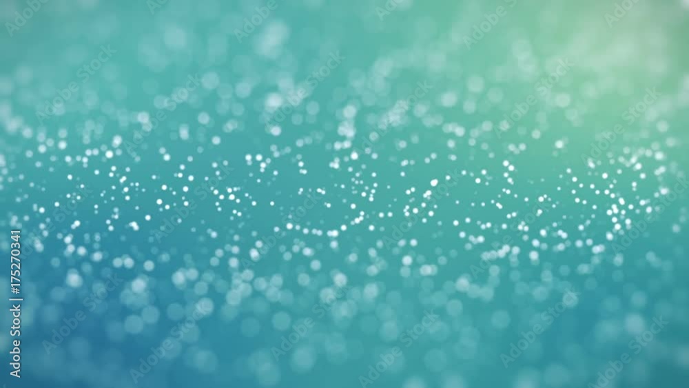 Abstract background with moving and flicker particles