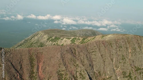 Aerial, summit of Mount Katahdin