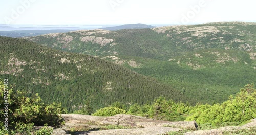On top of Cadillac Mountain in Acadia National Park