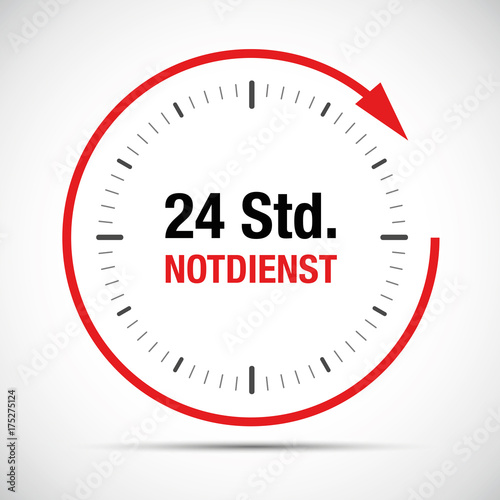 24 stunden notdienst uhr