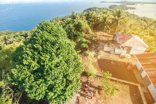 Beautiful Island and Tropical Sea  photo