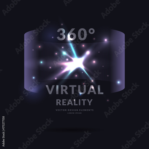 Virtual Reality and new technologies for games. Modern entertainment complex.