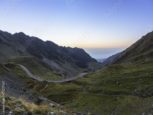 Transfagarasan mountain road