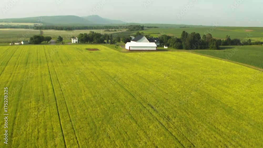 Aerial, agriculture fields in Maine Aerial, agriculture fields in Maine
