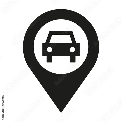 Karten Markierung Auto einzeln klein