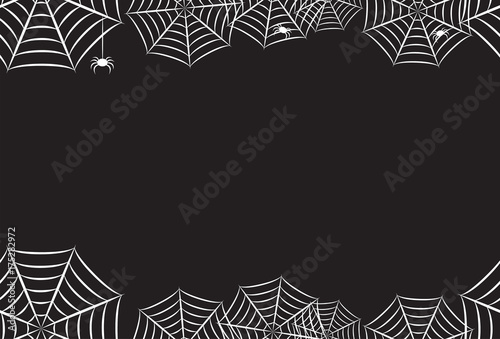 Spider Web Horizontal Repeating Reverse Background 2