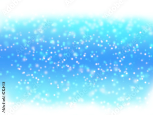 blue light snowy background 