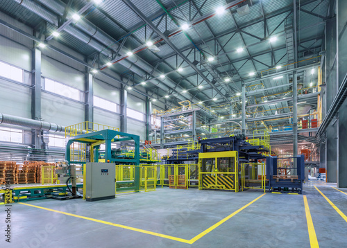 chemical factory. packing area
