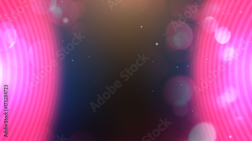 Pink Wheel Overlay with Bokeh Effect 1