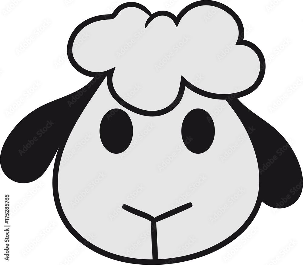 lamm kopf gesicht baby lustig klein süß niedlich comic cartoon schaf ziege wolle bauer bock müde cool lamm kopf gesicht baby lustig klein süß niedlich comic cartoon schaf ziege wolle bauer bock müde cool