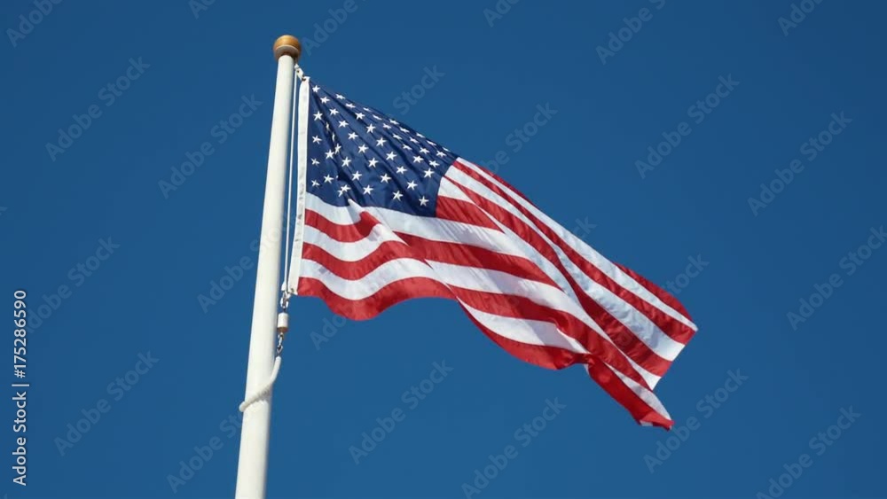 High quality video of American flag in 4K High quality video of American flag in 4K