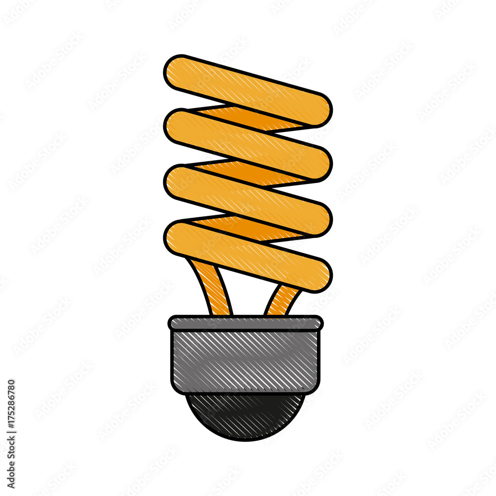 Spiral bulb light icon vector illustration graphic design Spiral bulb light icon vector illustration graphic design