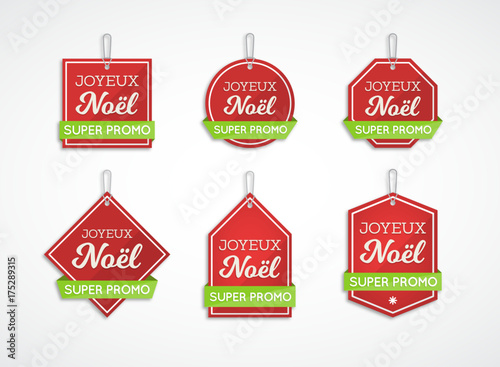 Étiquettes Joyeux Noël - super promo