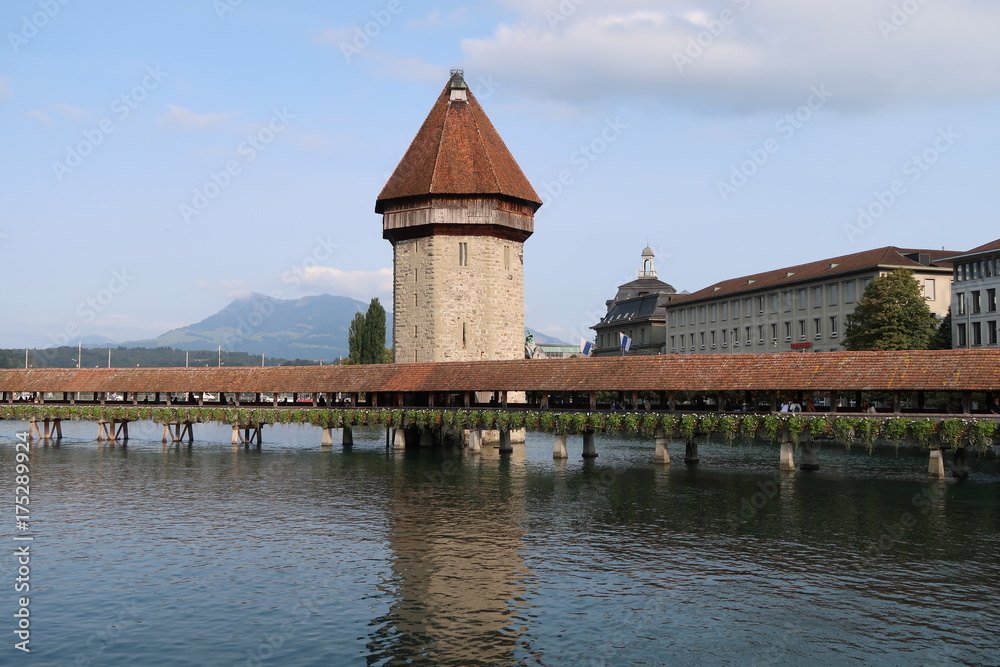 Kappellbrücke mit Wasserturm, Luzern