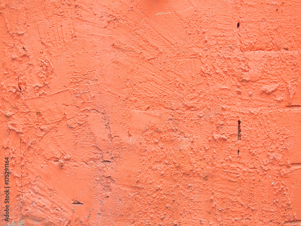 orange grunge cement wall