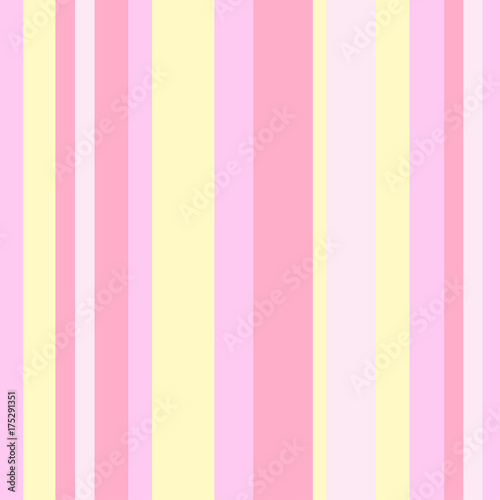 Striped pattern with stylish and bright colors. Pink, yellow and violet stripes. Background for design in a vertical strip. Boho style