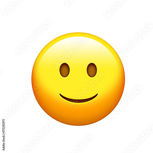 Isolated yellow delightful smiley dazzler face icon