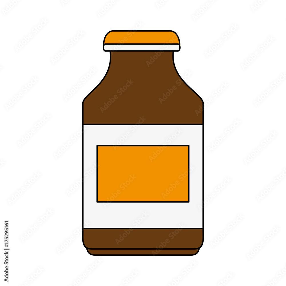 Glass bottle isolated icon vector illustration graphic design Glass bottle isolated icon vector illustration graphic design