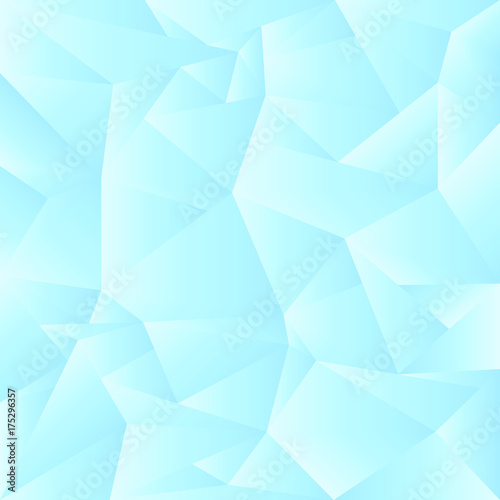 An ice blue low poly abstract background in vector format.