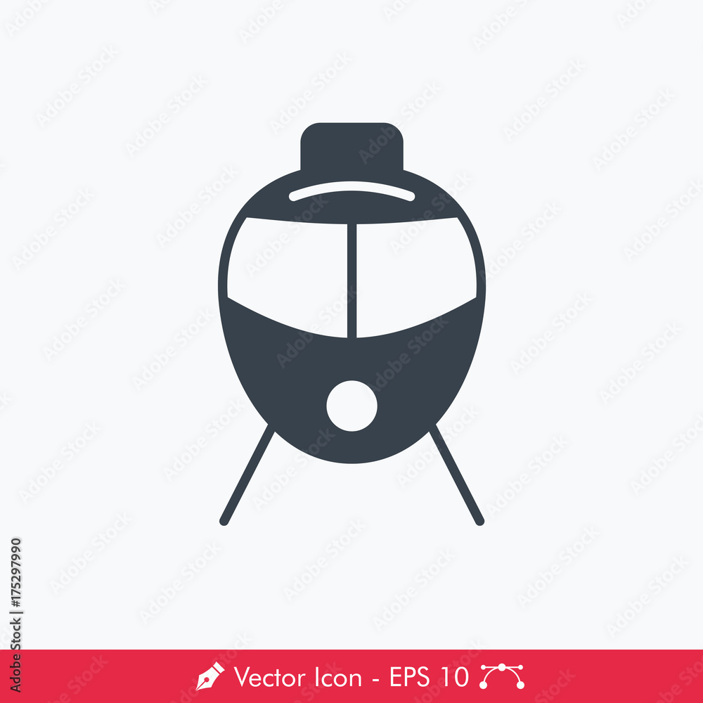 Fototapeta premium High Speed Train (Bullet Train) Icon / Vector