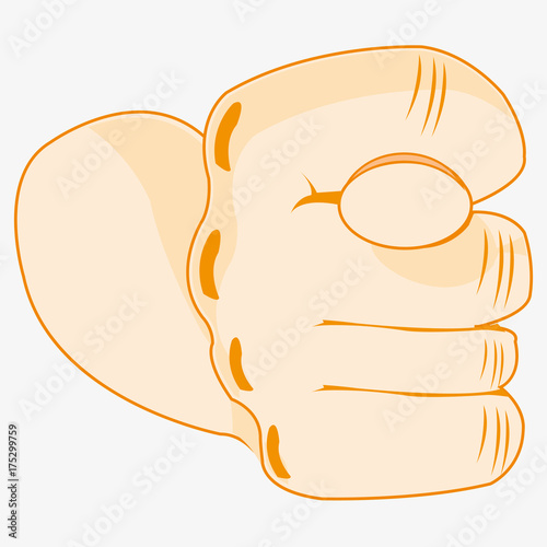 Gesture by hand fig