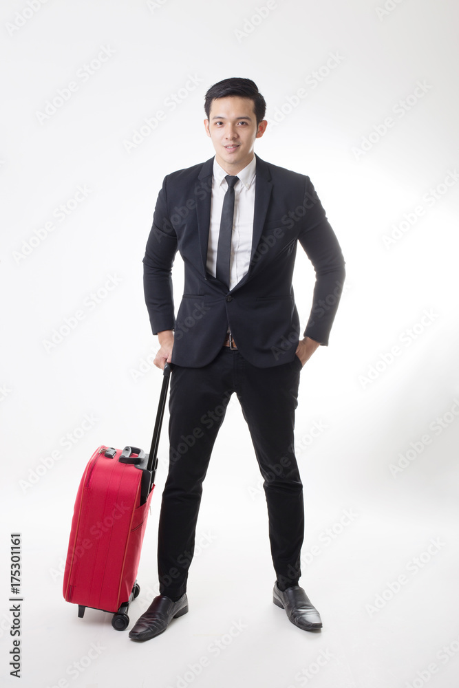 Portrait of Asian Man Isolated With Gesture Sign Portrait of Asian Man Isolated With Gesture Sign