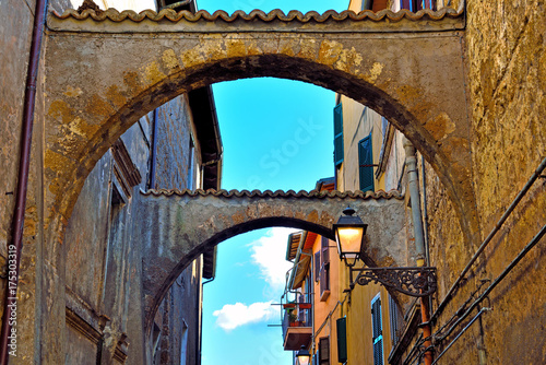 View of Civita Castellana. Lazio. Italy
