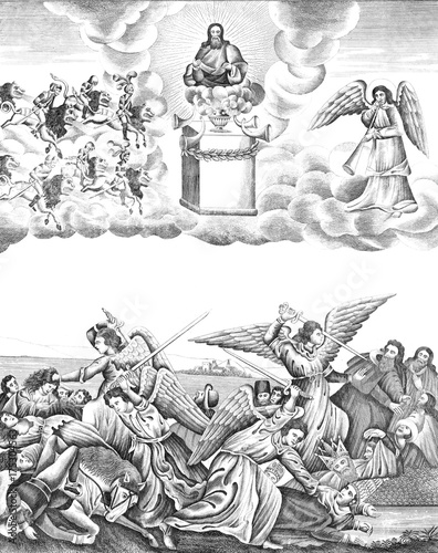 Obraz na plátne Revelation the end of the world.